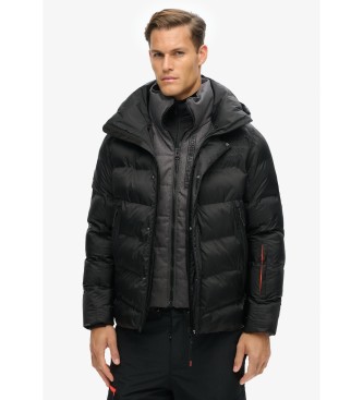 Superdry Gepolsterte Sportjacke schwarz