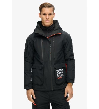 Superdry Kurtka narciarska Ultimate Rescue czarna