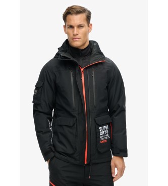 Superdry Kurtka narciarska Ultimate Rescue czarna