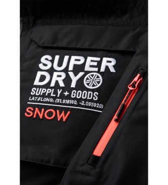 Superdry Kurtka narciarska Ultimate Rescue czarna