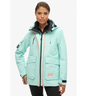 Superdry Ski-jas Ultimate Rescue turquoise