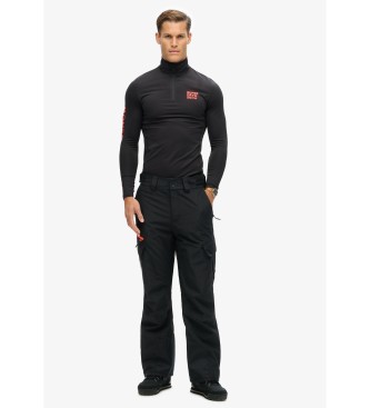 Superdry Pantaloni da sci lunghi Ultimate Rescue neri