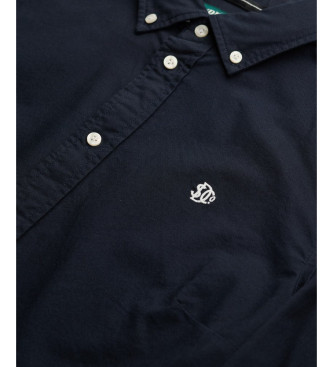 Superdry Camicia Oxford slim fit blu navy