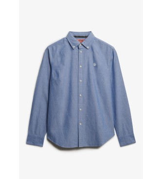 Superdry Slim fit oxford shirt blue