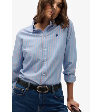 Superdry Slim fit oxford shirt blue