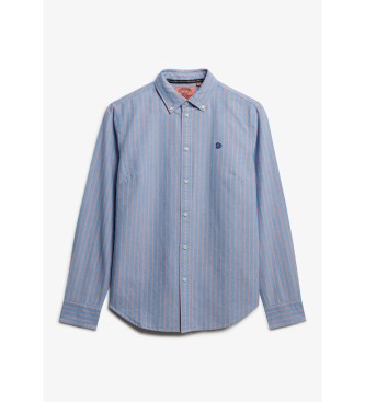 Superdry Slim fit oxford shirt blue