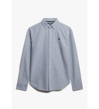 Superdry Slim fit oxford shirt blue