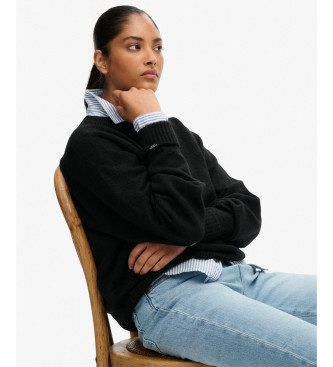 Superdry Jumper Lst sittande svart