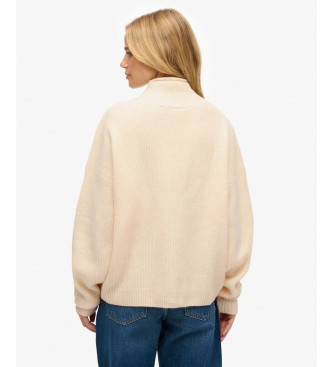 Superdry Mock beige jumper