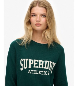Superdry Intarsien-Pullover gr�n