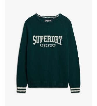 Superdry Intarsien-Pullover gr�n