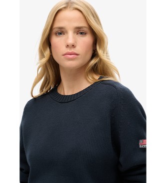 Superdry Slouchy marinebl trje