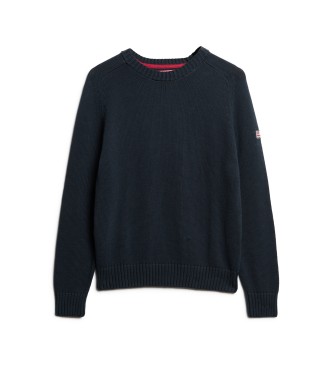 Superdry Slouchy marinebl trje