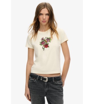 Superdry T-shirt Tattoo em branco