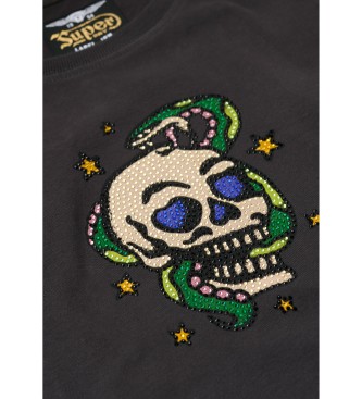 Superdry Tattoo T-shirt zwart