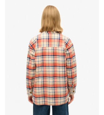 Superdry Koral-ternet flannel-overshirt