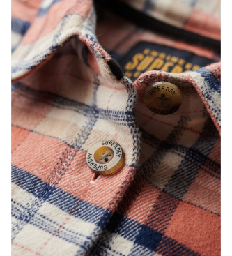 Superdry Koral-ternet flannel-overshirt