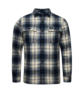 Superdry Surchemise Miller en laine marine