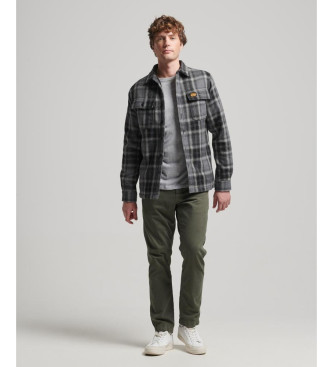 Superdry Miller uld overshirt sort