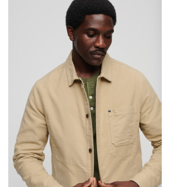 Superdry Moleskin overshirt Merchant Store beige