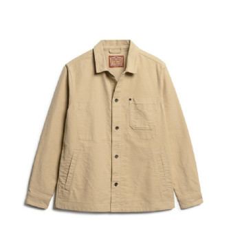 Superdry Moleskin overshirt Merchant Store beige