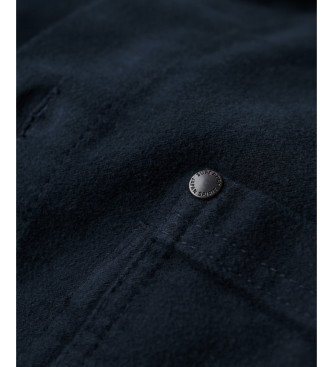 Superdry Moleskin overshirt Merchant Store navy