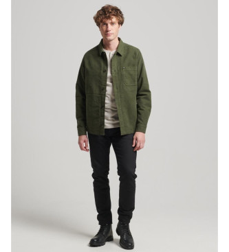 Superdry Moleskin overshirt Merchant Store green