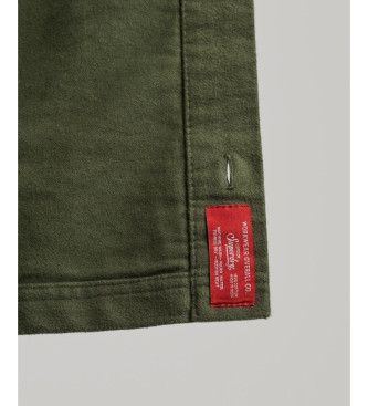 Superdry Moleskin overshirt Merchant Store green