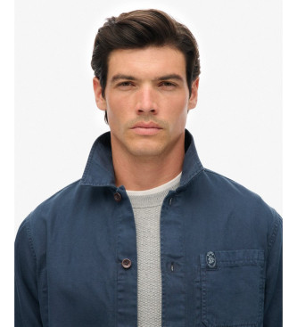 Superdry Merchant Lauren marine overhemd