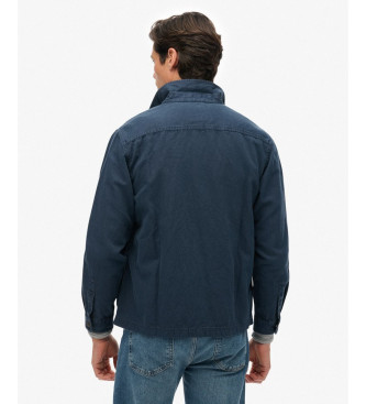 Superdry Merchant Lauren marine overhemd