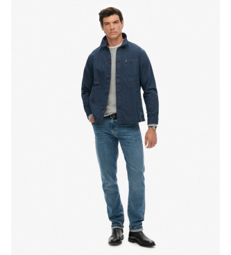 Superdry Merchant Lauren marine overhemd