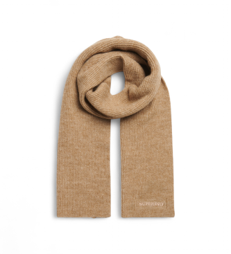 Superdry Cachecol macio castanho