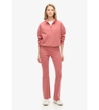 Superdry Sport Tech lavtsiddende joggingbukser med vidde, pink