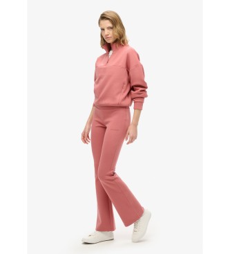 Superdry Sport Tech lavtsiddende joggingbukser med vidde, pink