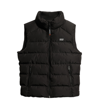 Superdry Gilet imbottito sportivo nero