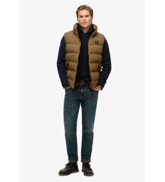 Superdry Sports Puffer Vest brown