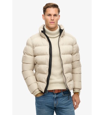 Superdry Veste de sport matelasse beige