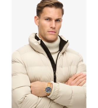 Superdry Beige quilted sports jacket