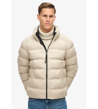 Superdry Beige quilted sports jacket