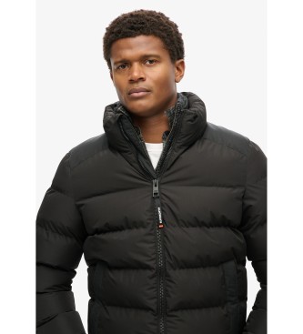 Superdry Quiltet sportsjakke, sort