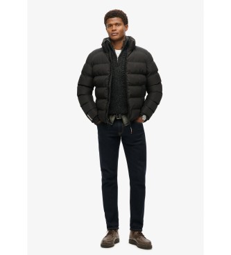 Superdry Quiltet sportsjakke, sort