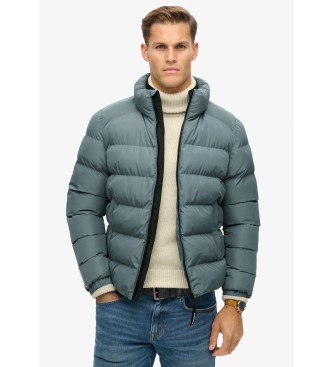 Superdry Sports quilted jacket blue