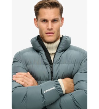 Superdry Sport gewatteerd jack blauw