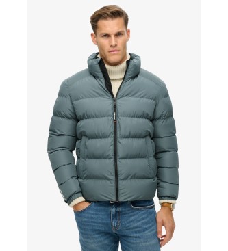 Superdry Sports quilted jacket blue