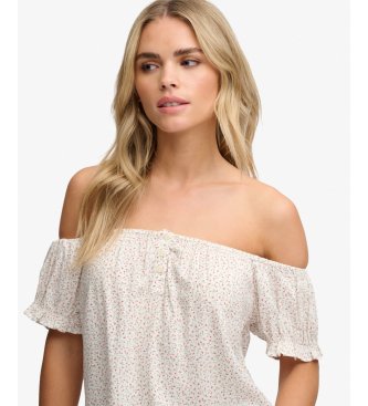 Superdry White Summer Top