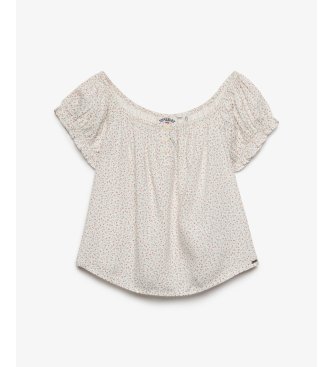 Superdry White Summer Top