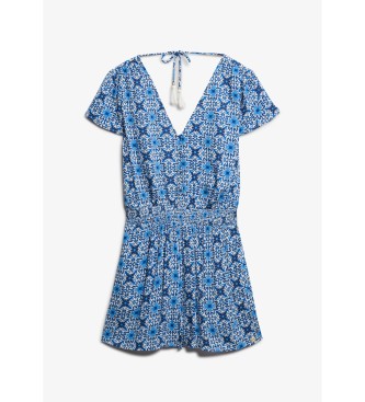 Superdry Nadruk w kolorze niebieskim