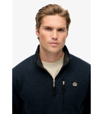Superdry Storm Half Zip Sweatshirt navy