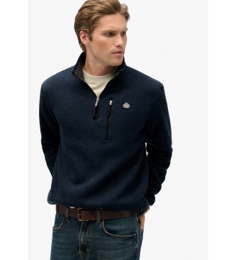 Superdry Storm Half Zip Sweatshirt navy