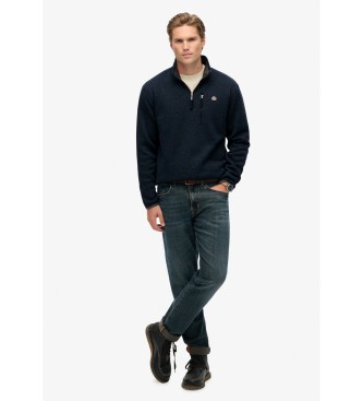 Superdry Storm Half Zip Sweatshirt navy